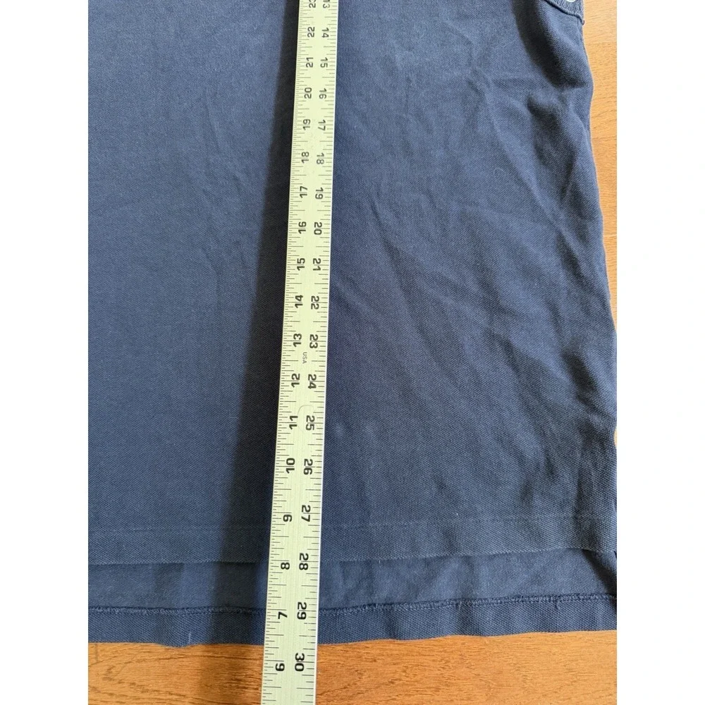 Vintage Rare Polo Ralph Lauren #3 Big Pony blue & green short sleeve Polo XL